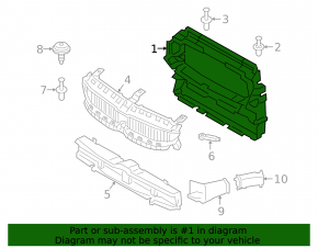 Radiator Duct BMW 3 G20 19-22 2.0T OEM