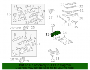 Engine cover right Lexus RX450h 10-15