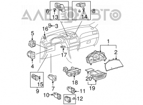 Climate control Toyota Solara 2.4 04-06