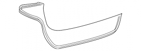 Lexus Hs250h 10-12 trunk lid seal