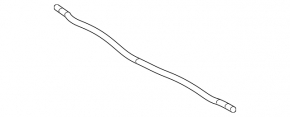 Windscreen wiper grille seal central Nissan Leaf 18-