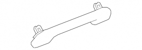 Ceiling handle rear left Toyota Rav4 13-18 gray