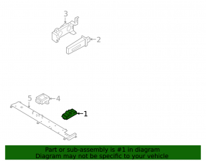 Audi A8 10-18 315 MHz Wheel Pressure Sensor