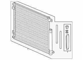 Air conditioner radiator condenser Honda Civic X FC 16-21 2.0 TYC
