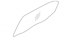 Glass door rear right Hyundai Elantra UD 11-16