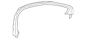 Door frame inner front left Chevrolet Cruze 16-