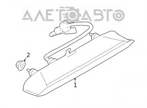 Stop signal Subaru Forester 19-24 SK under spoiler