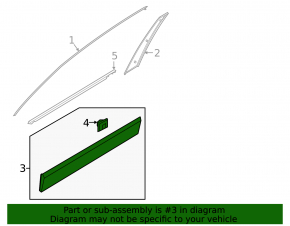 Door trim lower front right Kia Niro 23- structure