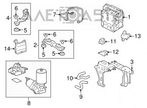 SKID CONTROL Lexus RX450h 10-15