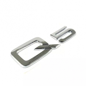 Emblem badge rear "Q5 80A" Audi Q5 80A 18-24 chrome