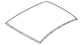 Metal roof Mazda 3 14-18 BM without hatch, sawed off