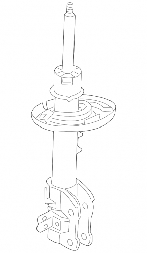 Shock absorber front left Mazda CX-5 13-16 GSP
