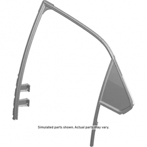 Rear left glass seal with triangle glass Chevrolet Equinox 10-17