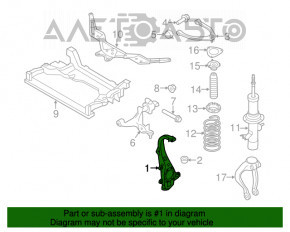 Front right axle shaft Infiniti G25 G35 G37 4d 06-12 AWD
