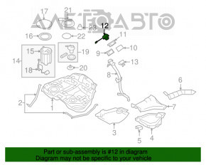 Subaru Outback 10-14 Fuel Filler Cap
