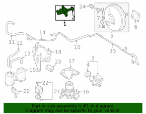 Mitsubishi Outlander 18-22 PHEV Brake Master Cylinder