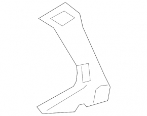 Front right fender bracket for BMW 5 F10 11-16, front, plastic