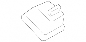 Hook ceiling rear left BMW i3 14-20 gray