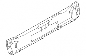 BMW X5 F15 14-18 black main lower tailgate trim