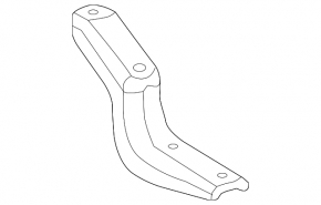 Front left step sill bracket for Toyota Land Cruiser 2008-21