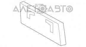 Front License Plate Area for Lexus RX350 RX450h 10-12