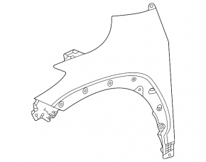 Front left wing for Toyota Corolla Cross 22-25