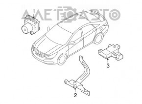 ABS ABS Hyundai Sonata 11-12 hybrid