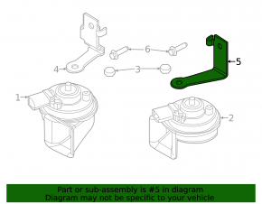 Signal bracket high VW Tiguan 18-24