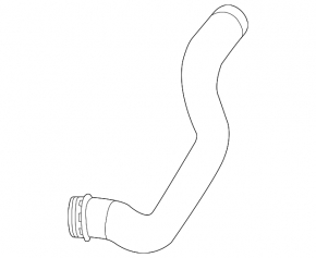Intercooler pipe right VW Touareg 11-16 3.0TDI, 3.6