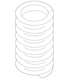 Rear left spring VW Touareg 11-17 stiffness 2 yellow, 2 red