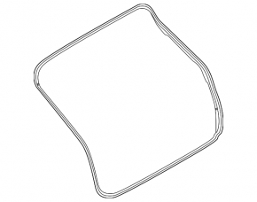 Rubber seal for the tailgate of a Nissan Ariya 23-25