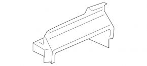Mercedes GLA 15-20 heater air intake assembly