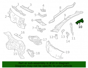 Mercedes GLA 15-20 heater air intake assembly