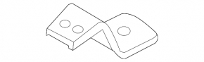 Rear subframe burr rear right Ford Explorer 11-19