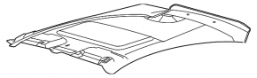 Ford Fiesta 11-19 roof trim for 5d hatch