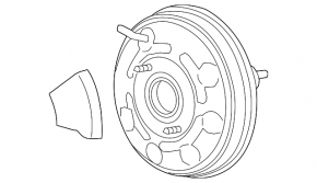 Mazda CX-9 16-23 Vacuum Booster