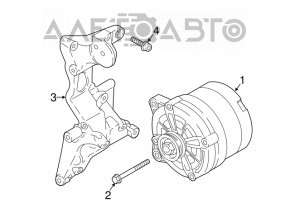Generator VW Atlas 18-23 3.6 bosch