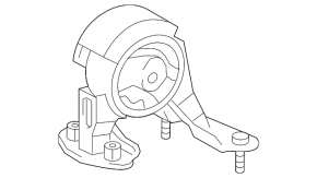 Toyota Prius 30 10-15 rear engine mount