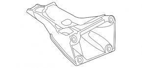 Engine mount bracket right BMW F30 17-18 awd N20