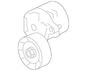 Tensioner roller drive belt Subaru Forester 14-18 SJ 2.5