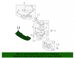 Air intake Hyundai Elantra 21- 2.0