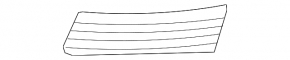 Front bumper side grille right Audi Q7 4L 10-15 S-line