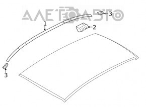 BMW 3 G20 19-24 roof lining plug