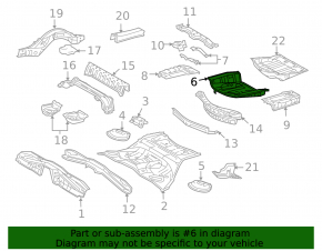 Trunk trough Lexus GS350 GS430 GS450h 06-11 for adaptive suspension