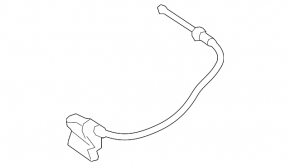 Nissan Rogue 17 Hood Release Lever - Under Hood with Cable, Type 2