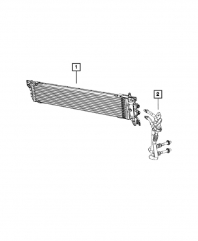 Automatic transmission cooling pipes for Jeep Renegade 19-23 1.3T, Trailhawk
