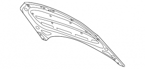 VW Touareg 11-17 bare hood