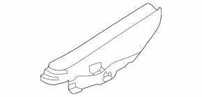 Door trim inner rear left Nissan Sentra 20-24