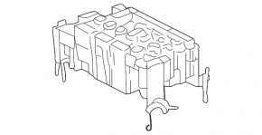 Lexus GX470 03-09 underhood fuse box
