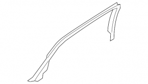 Inner rear left door frame for Audi A4 B8 08-16